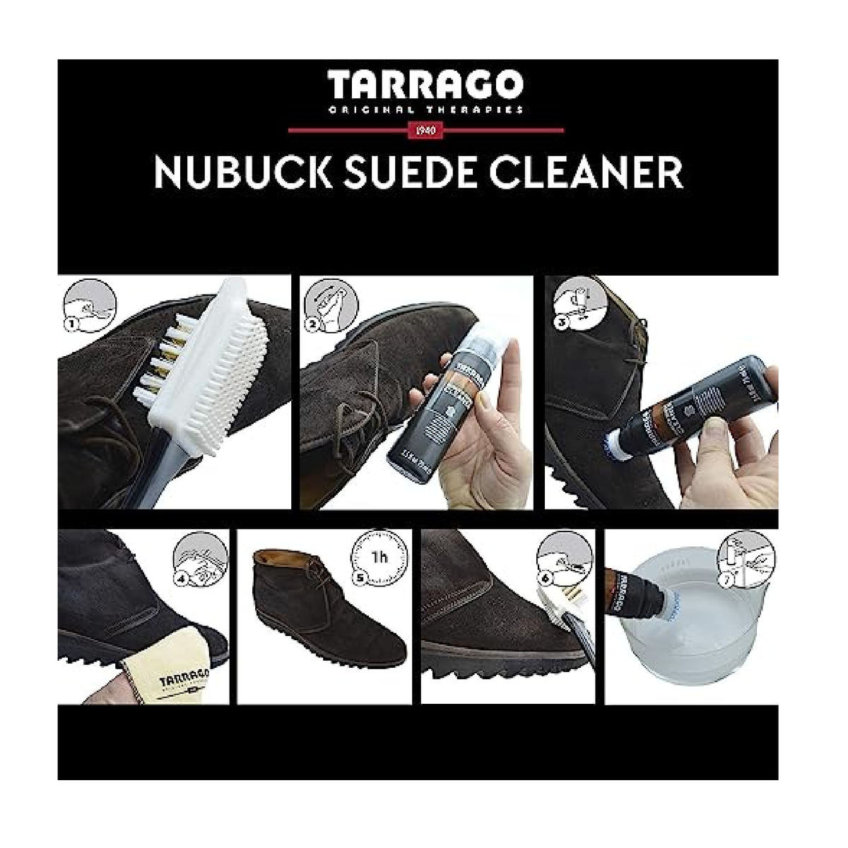 Tarrago Nubuck Suede Cleaner with Sponge Applicator 2.5 Oz – Guys And ...