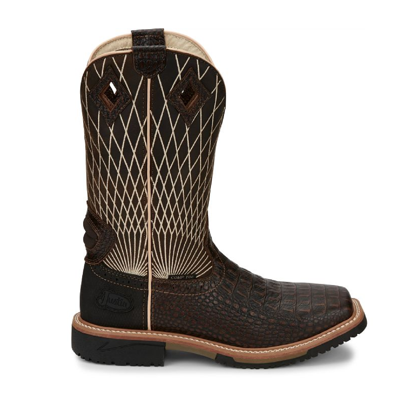 
                  
                    Justin Work Mens Stampede | Style Derrickman SE4833
                  
                