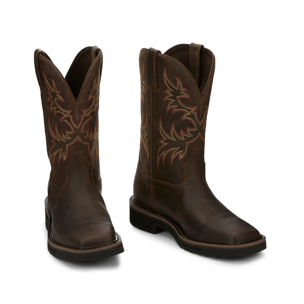 
                  
                    Justin Work Mens Stampede | Style Driller SE4681
                  
                