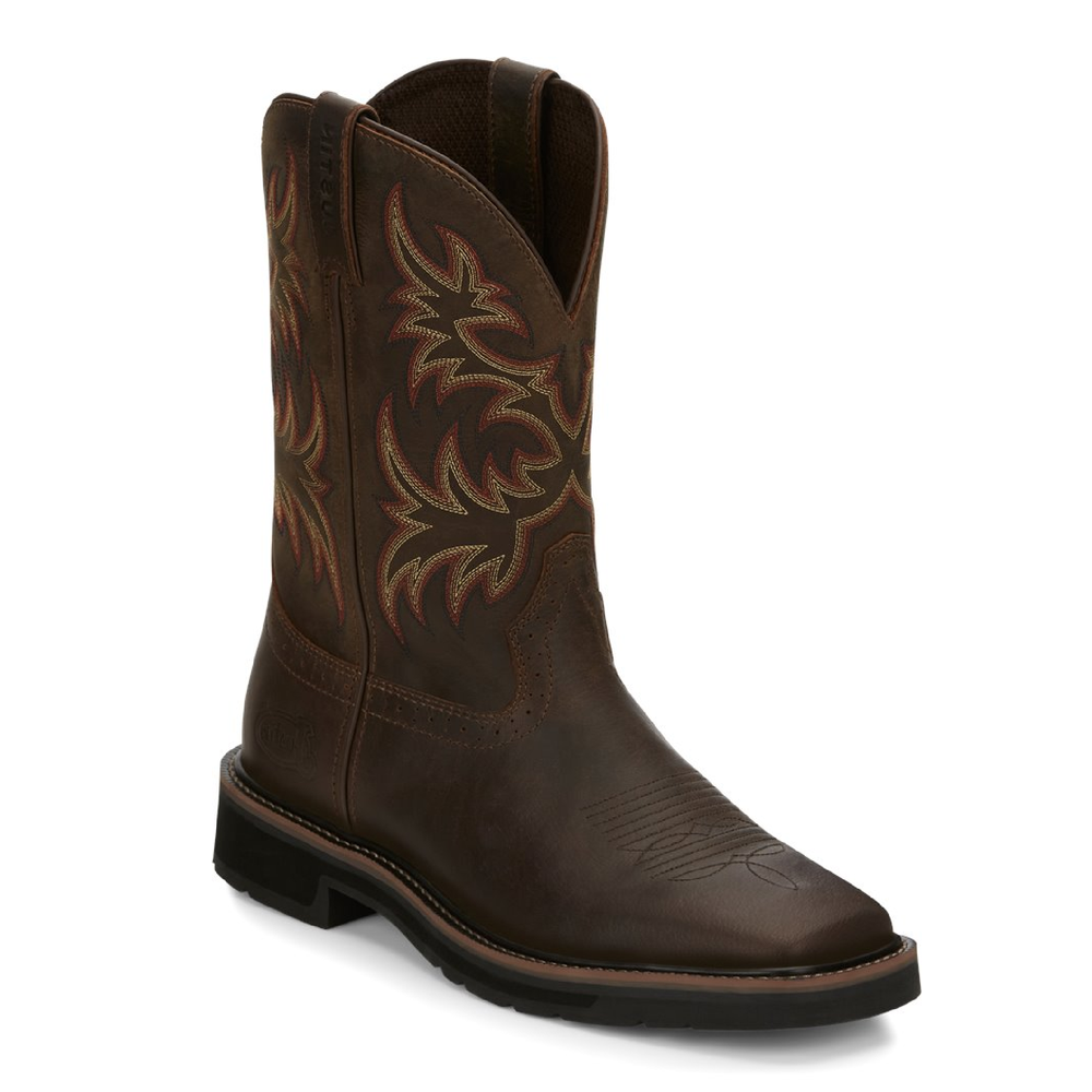 Justin Work Mens Stampede | Style Driller SE4681