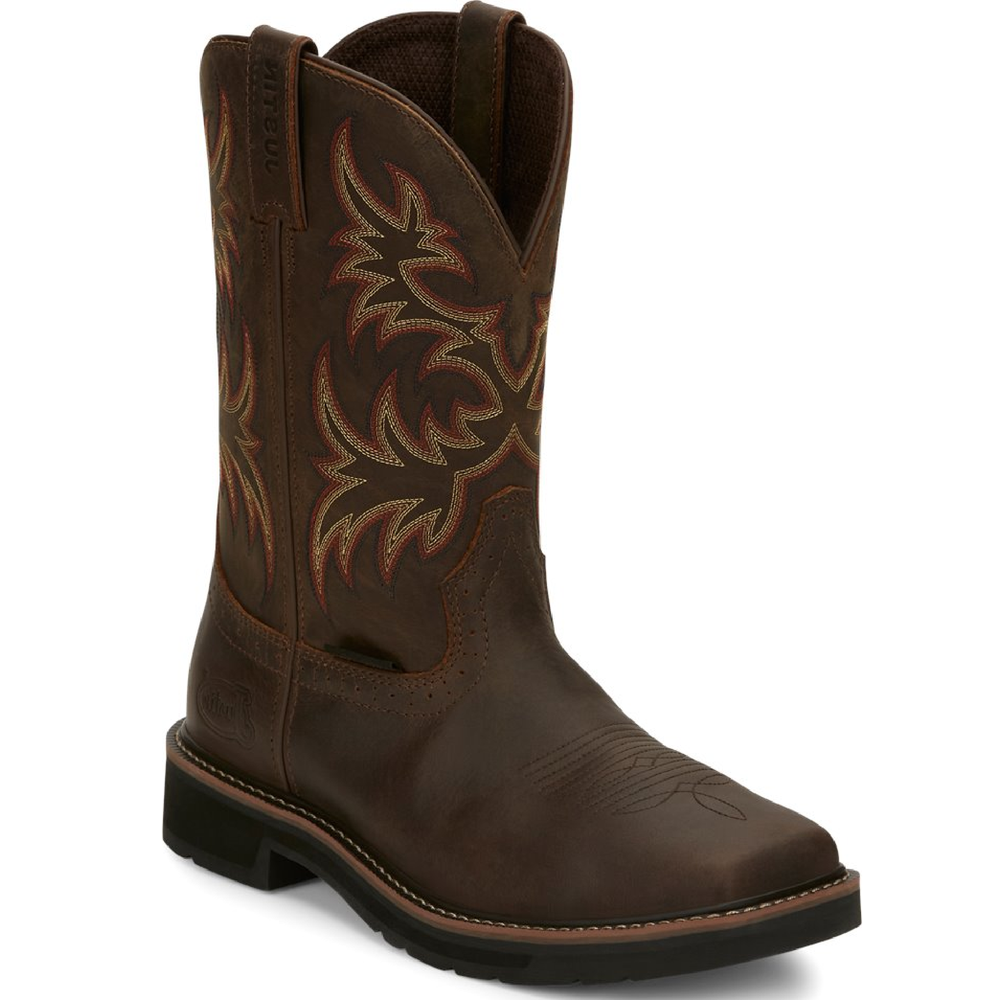 Justin Work Mens Stampede | Style Driller SE4682