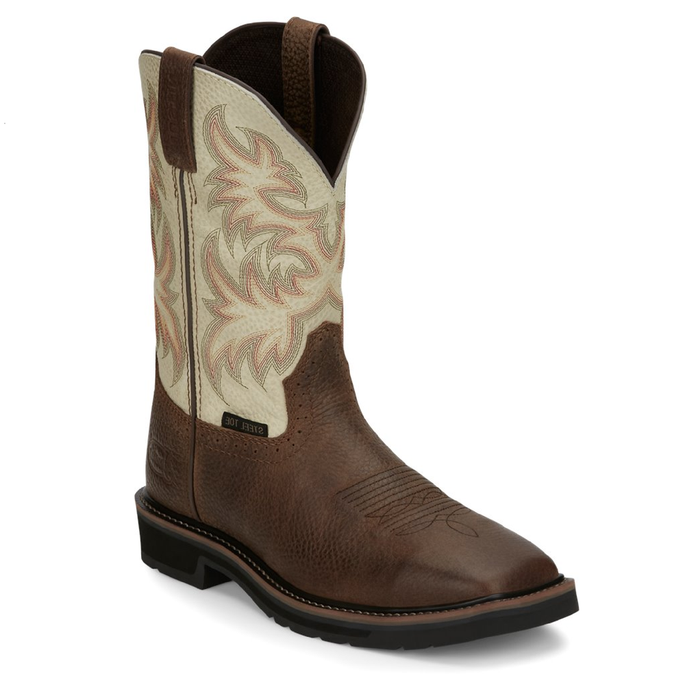 Justin Work Mens Stampede | Style Driller SE4684