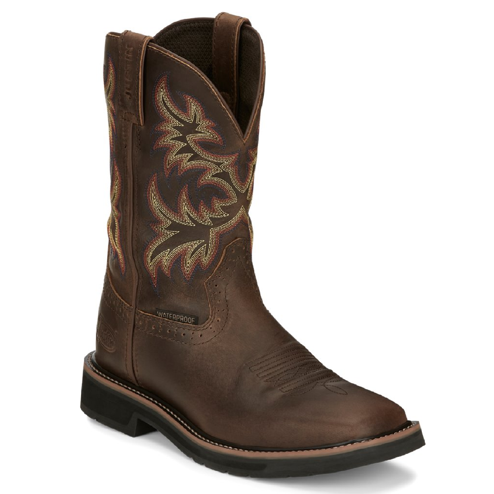 Justin Work Mens Stampede | Style Driller SE4689