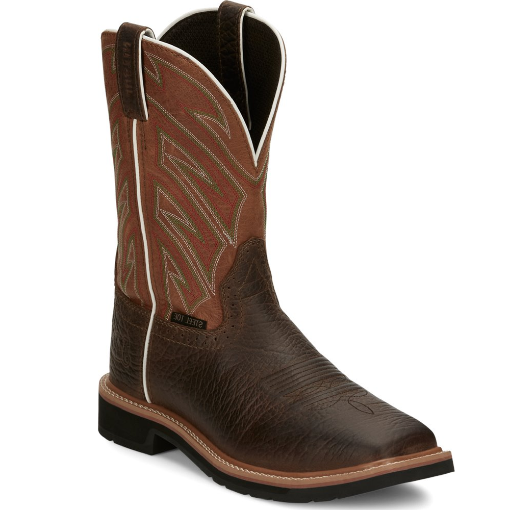 Justin Work Mens Stampede | Style Electrician SE4561