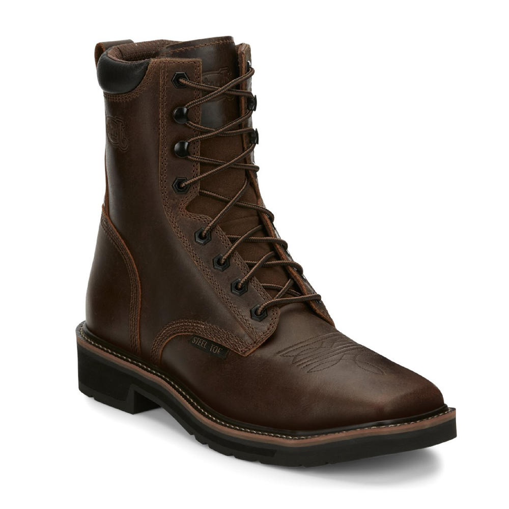 Justin Work Mens Stampede | Style Pulley SE682