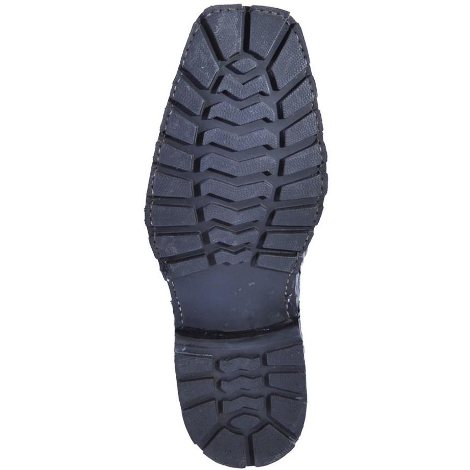 Los Altos Boots Mens #55T0110 Biker Boot | Genuine Caiman Tail Leather Boots | Color Navy Blue