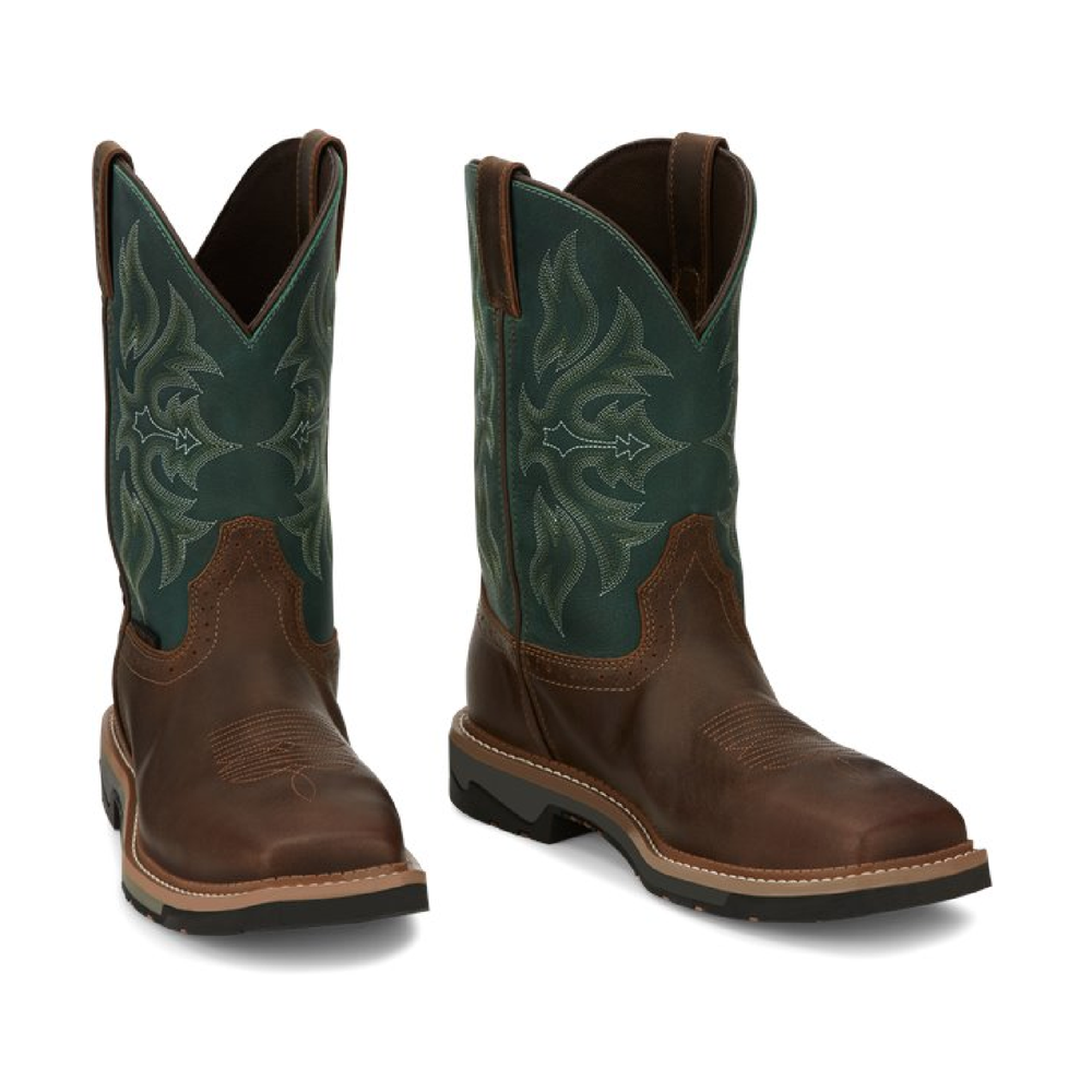 Justin Boots Bolt Comp Toe  | Style SE4105 Color Dark Green