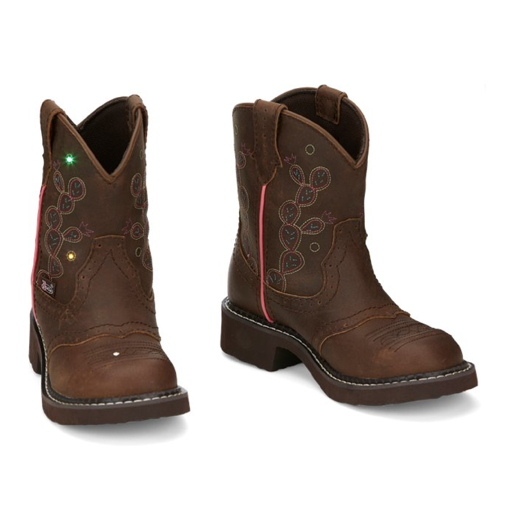 Justin Boots Kids Glitzi | Style JK9915 Color Brown