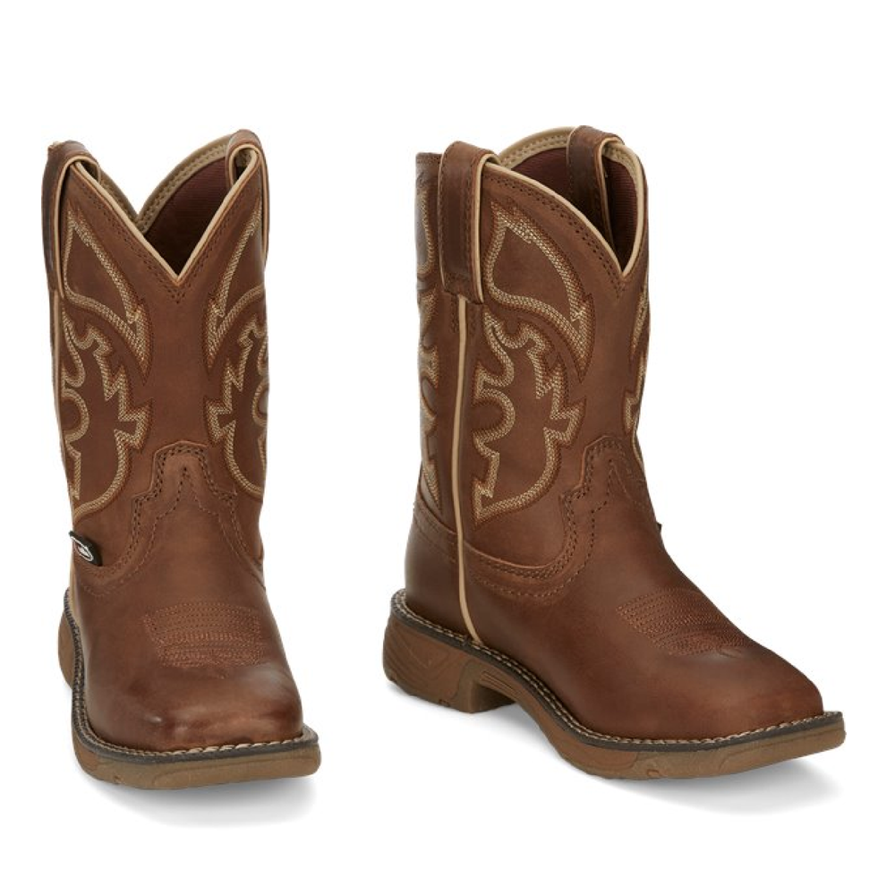 Justin Boots Kids Rush Junior | Style JK4330 Color Brown