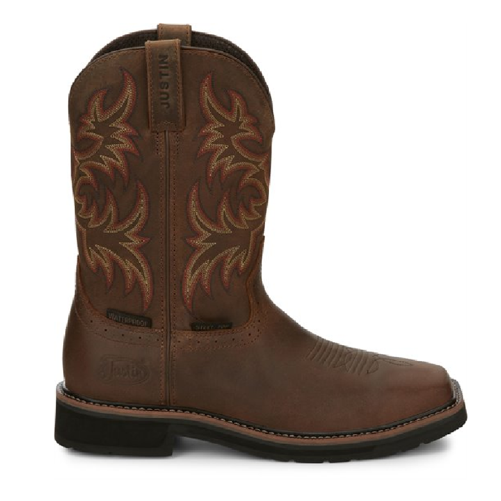 
                  
                    Justin Boots Men's Driller Stell Toe   | Style SE4690 Color Brown
                  
                