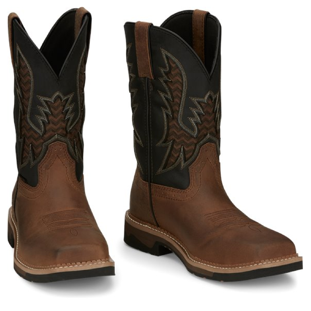 Justin Boots Mens Bolt  Nano Comp Toe | Style SE4113 Color Brown