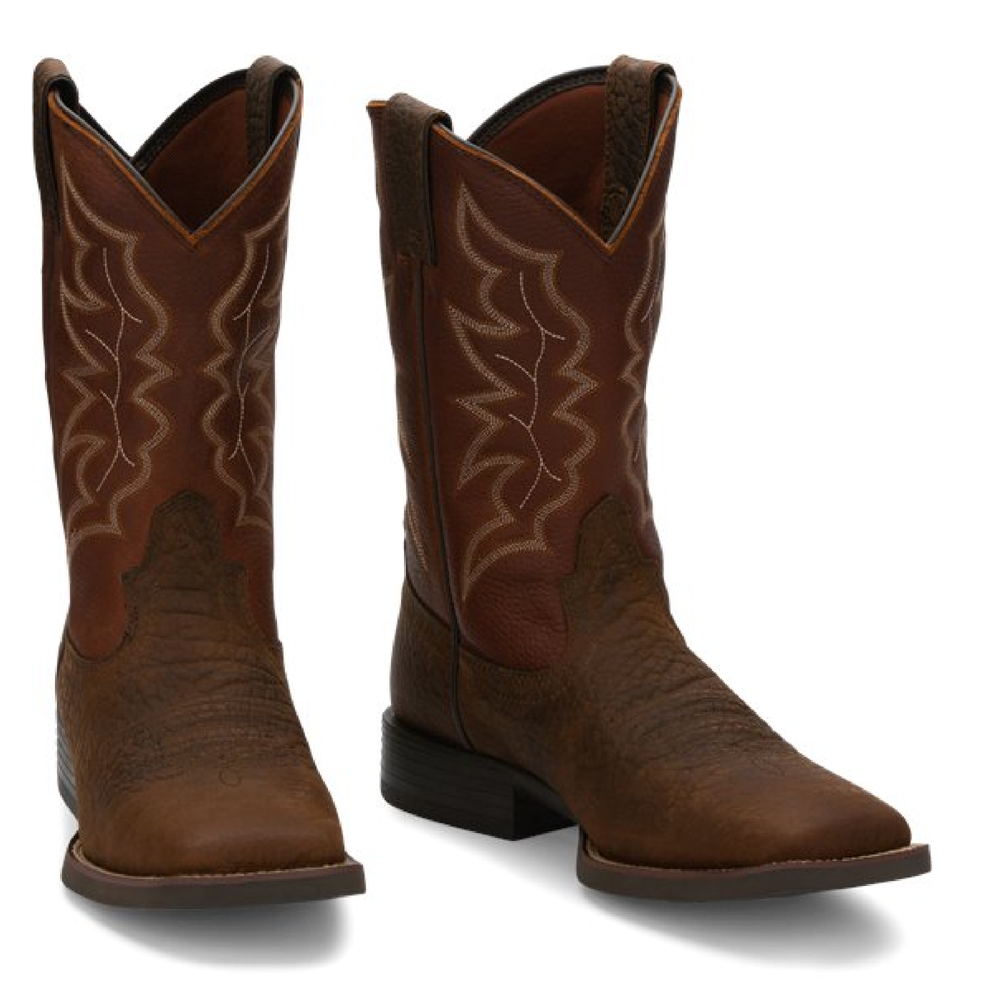 Justin Boots Mens Chet | Style 7222 Color Pebble Brown