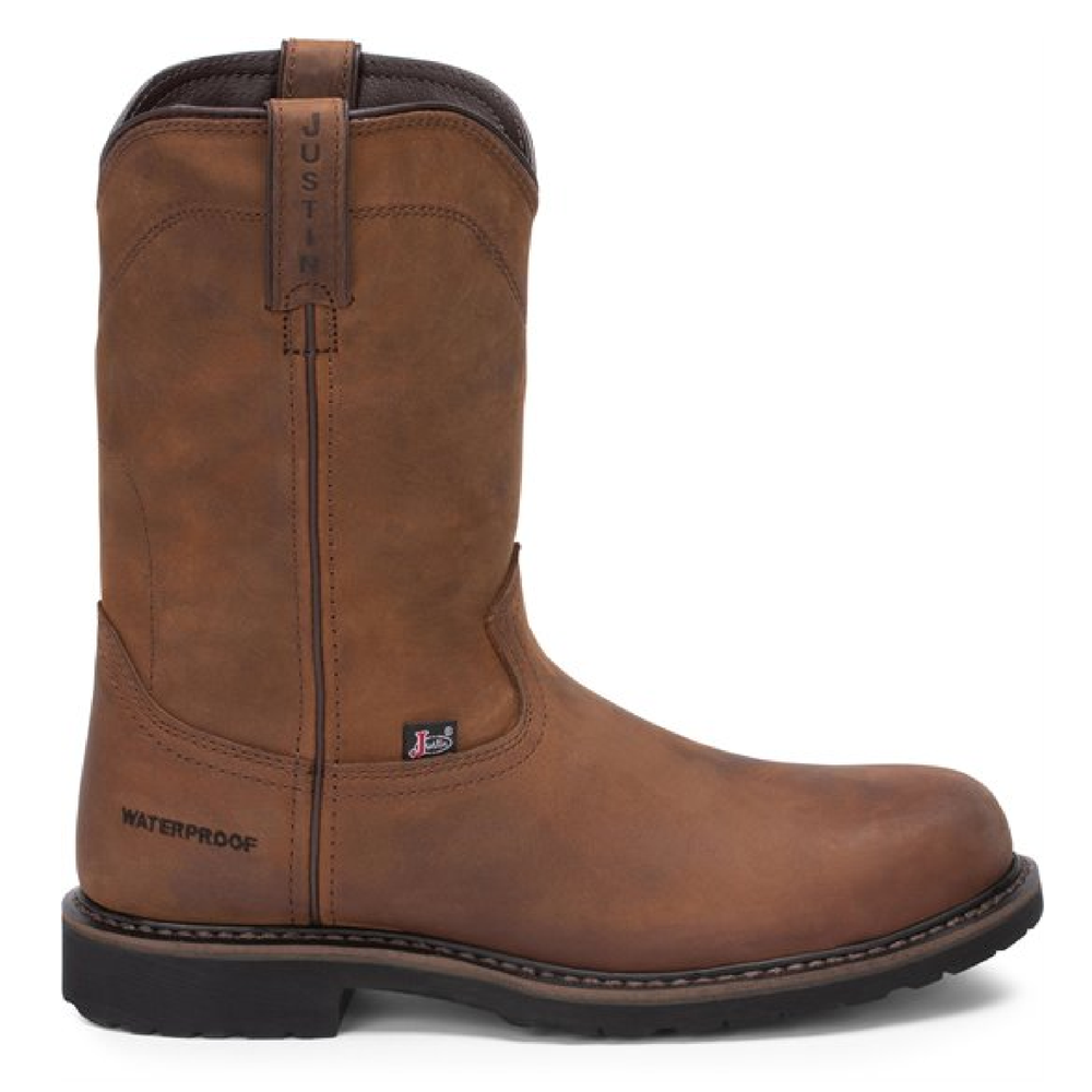 
                  
                    Justin Boots Mens Drywall Pull On | Style SE4961 Color Whiskey Brown
                  
                