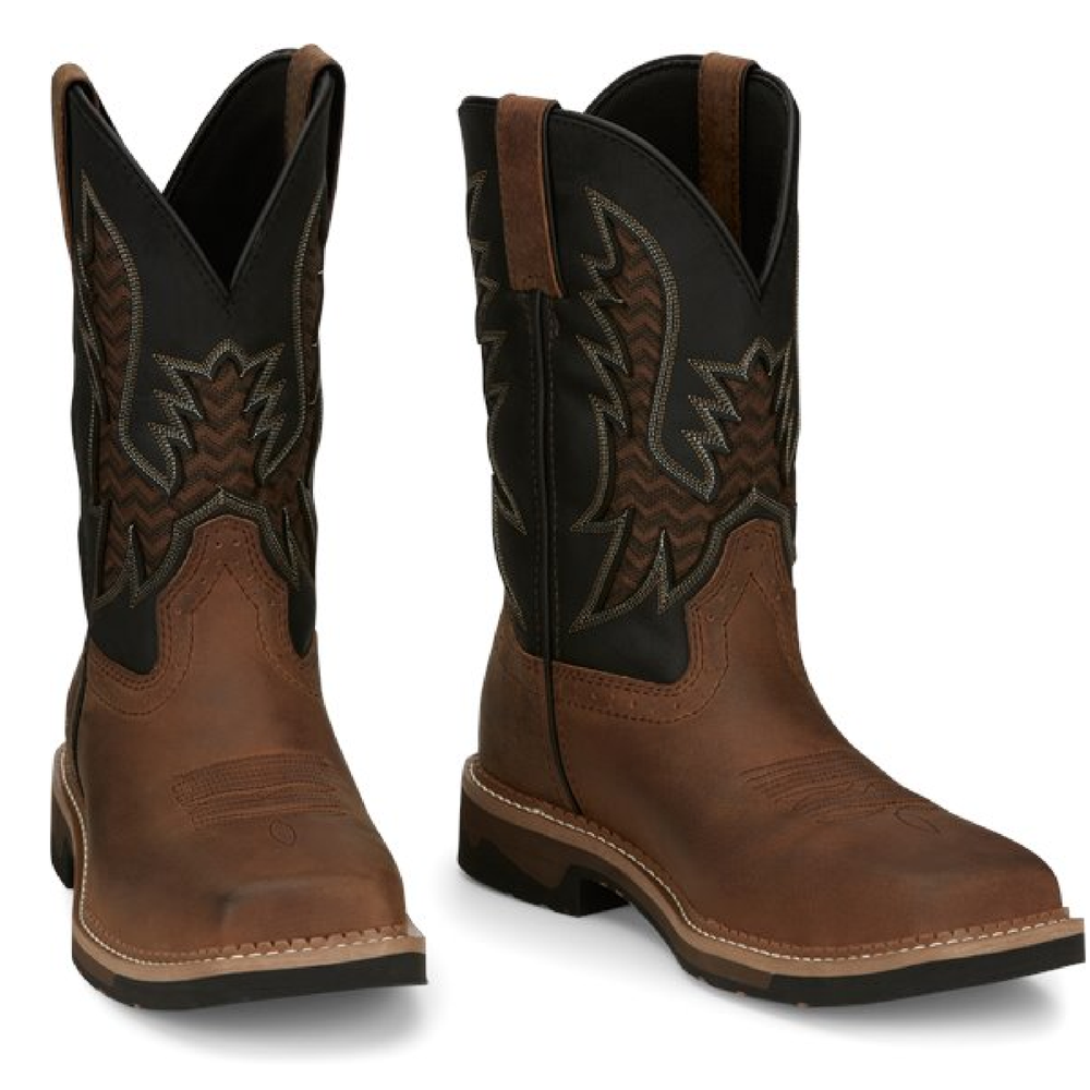 Justin Boots Mens Work #SE4112 Bolt | Color Brown