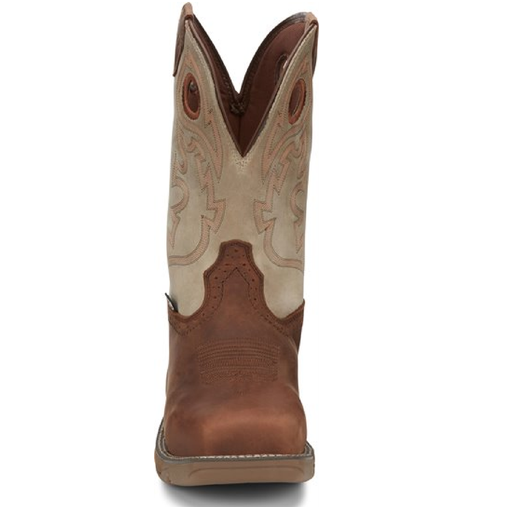 
                  
                    Justin Boots Rush Comp Toe | Style WK4338 Color Rust
                  
                