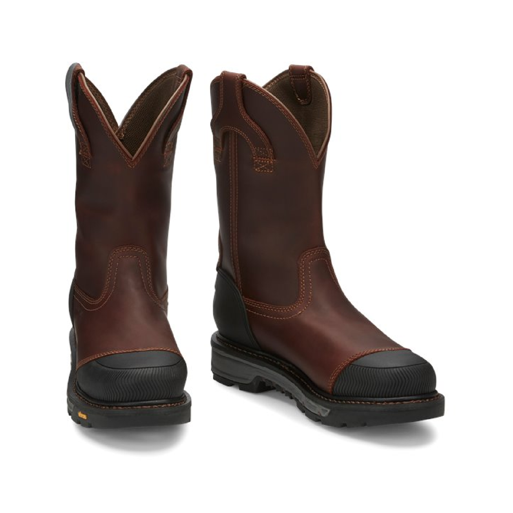 Justin Boots Warhawk Nano Comp Toe | Style  WK2152 Color Chestnut