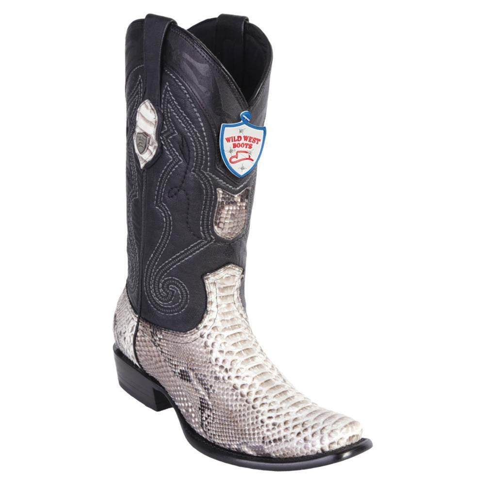 Wild West Boots #2795749 Men's | Color Natural | Men's Wild West Python 3x Toe Boots Handcrafted