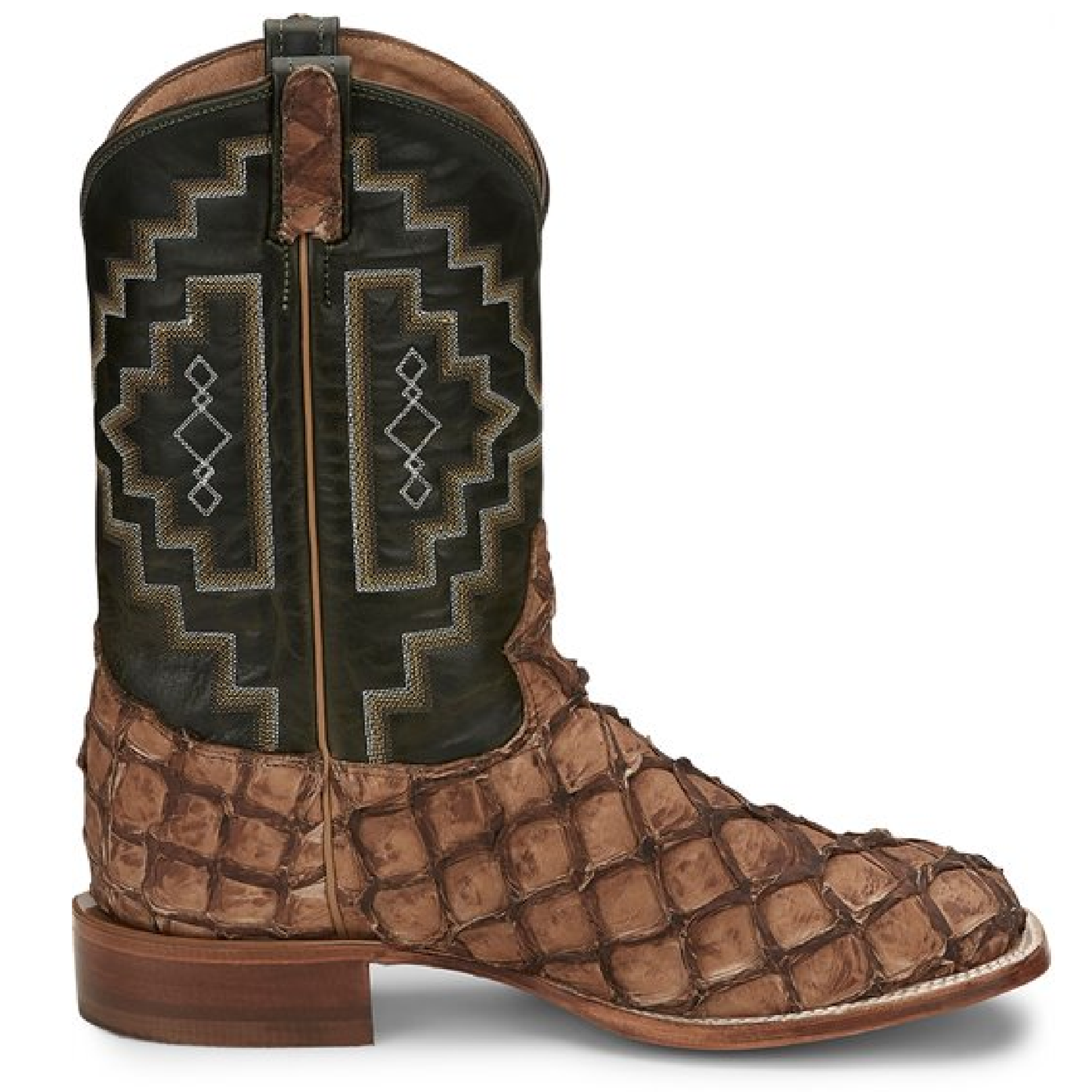 
                  
                    Tony Lama Men's Leviathan Pirarucu | Style 6082 Color Chocolate
                  
                