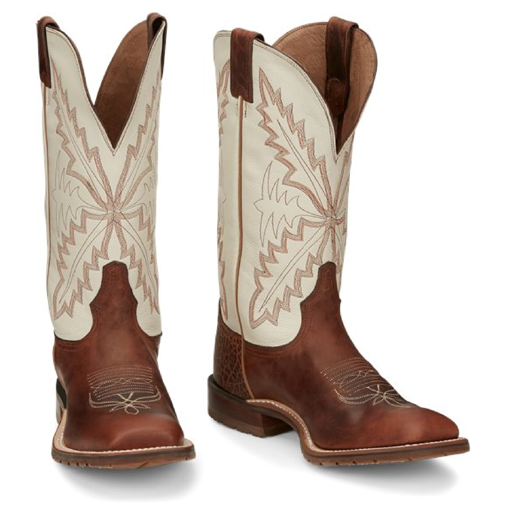 Tony Lama Mens Antonio | Style XT5102 Color White and Brown