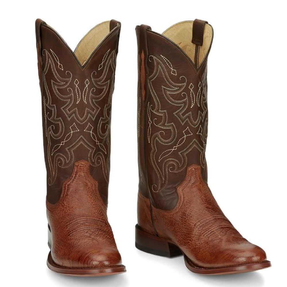 Tony Lama Mens Patron Smooth  Ostrich |  Style  TL5375  Color Saddle Tan