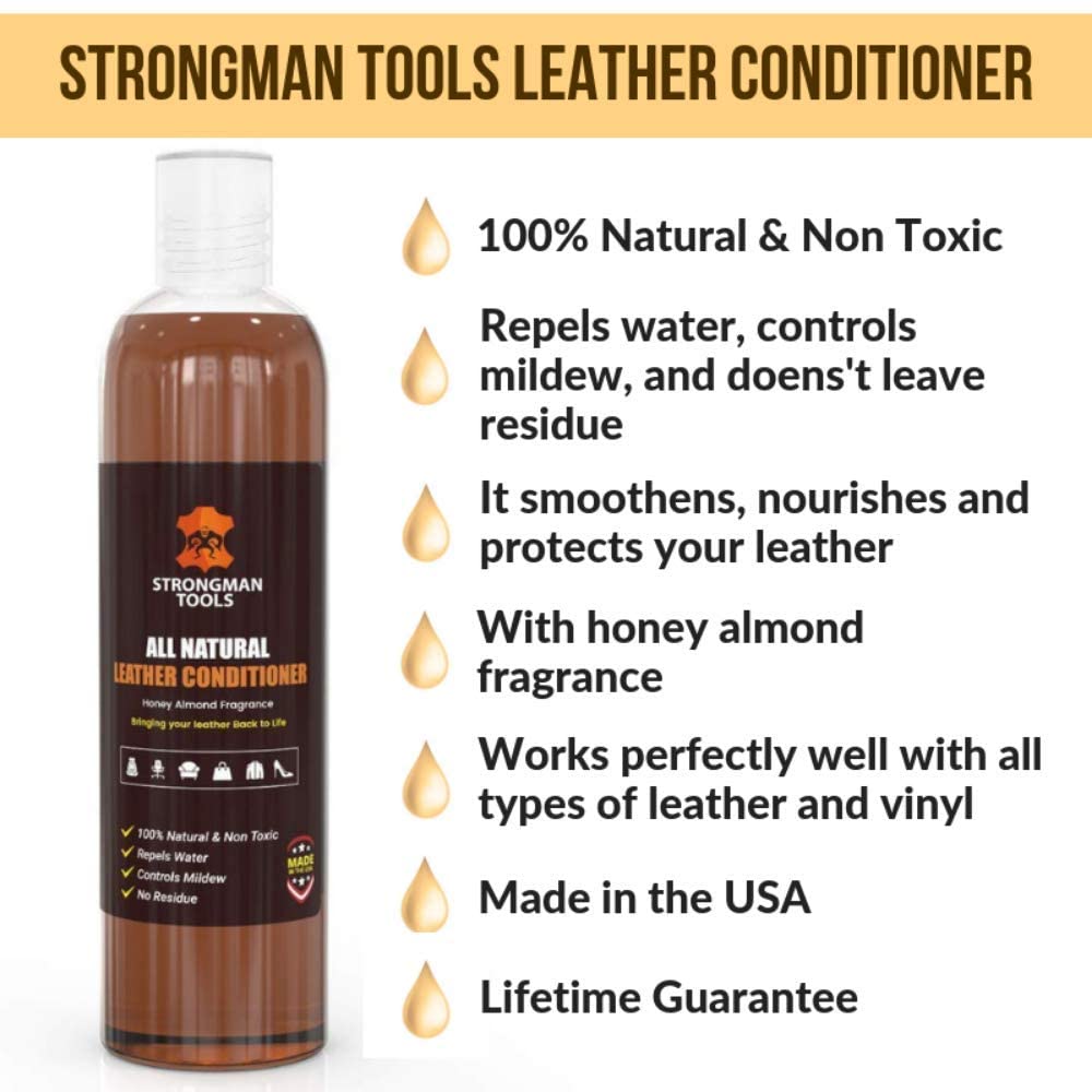 
                  
                    Strongman Tools | 100% All Natural 2in1 Leather Conditioner and Cleaner
                  
                