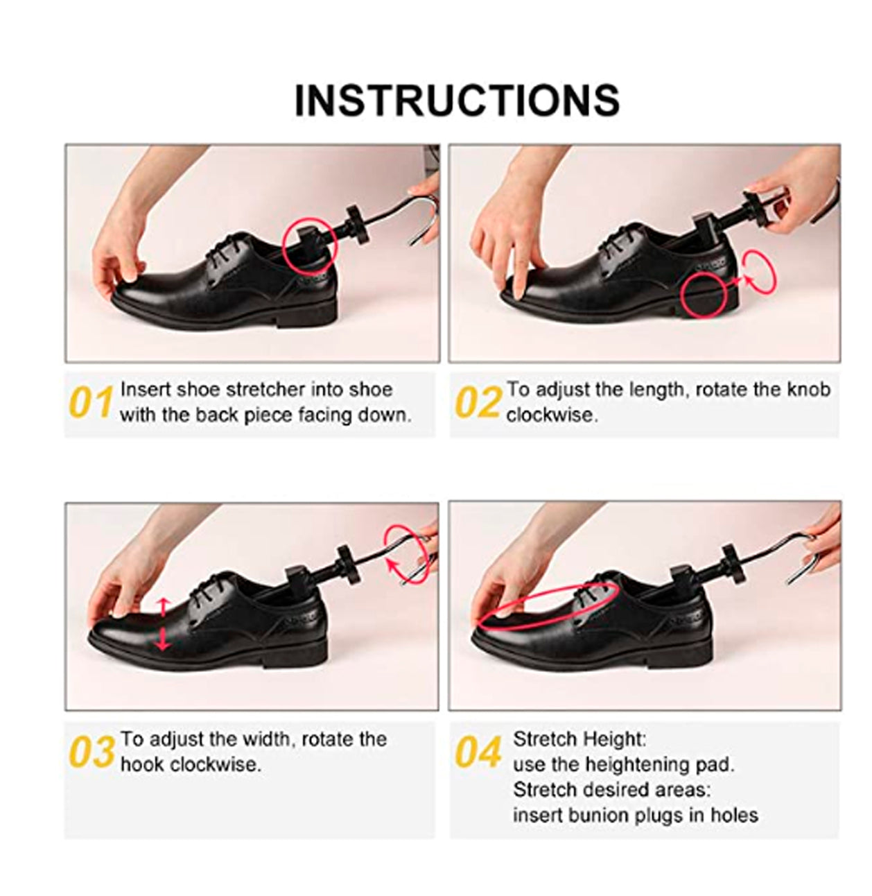 
                  
                    Shoe Stretcher for Wide Feet 2-way Shoe Stretcher Width and Length Shoe Stretcher For Men & Women
                  
                