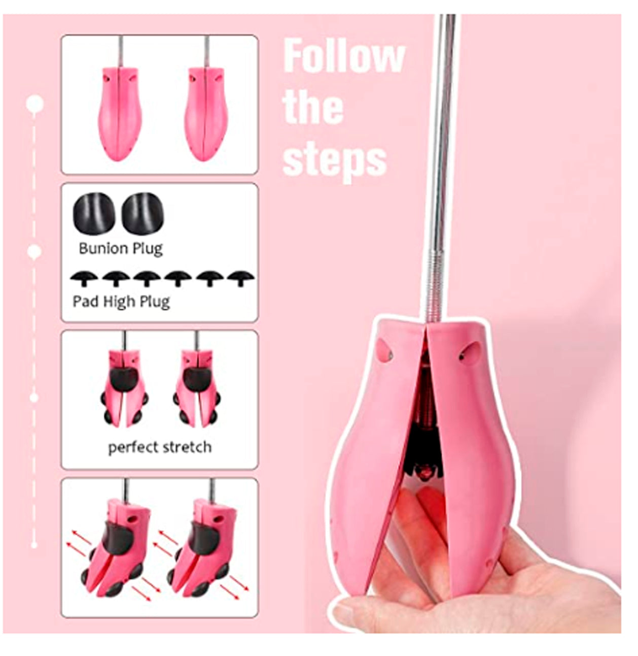 
                  
                    Shoe Stretcher for Women Boots Wide Feet Adjustable Shoe Trees Stretching Hiking Working
                  
                