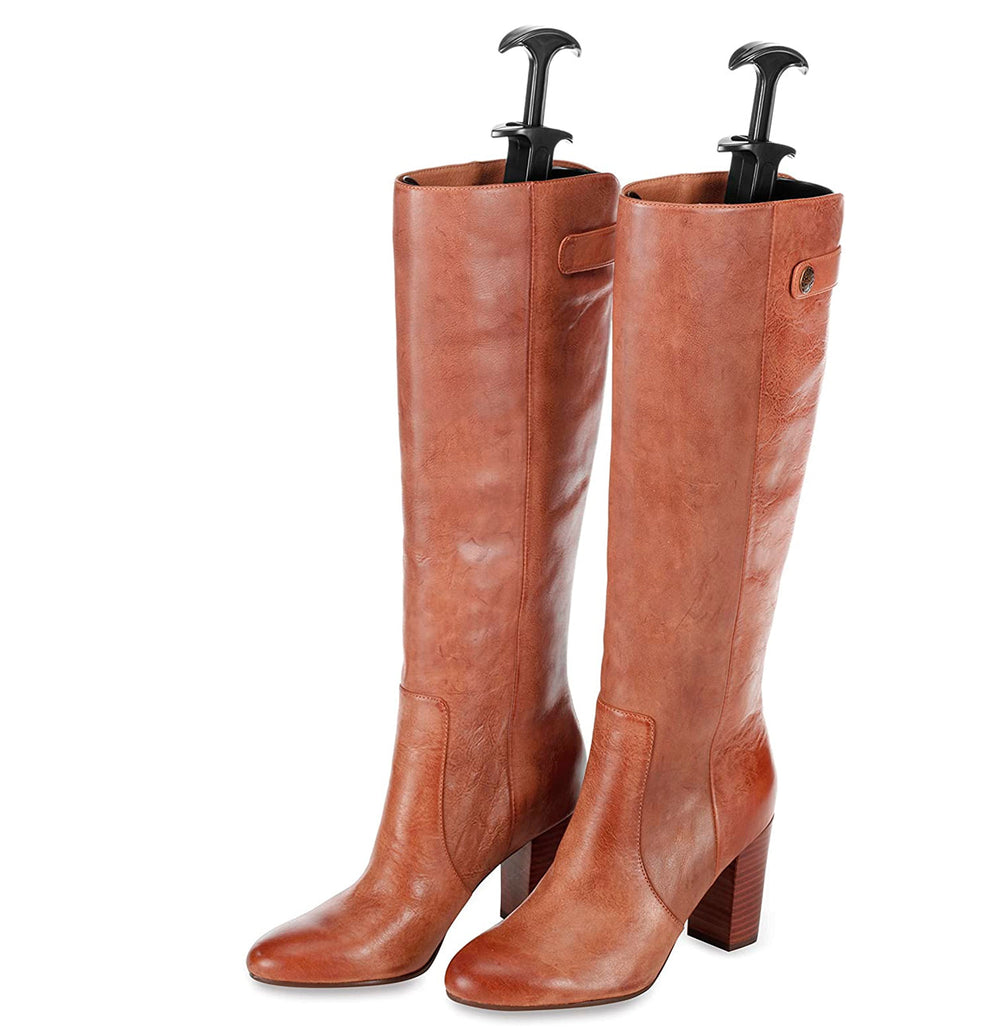 Whitmor Boot Shapers- Spring Loaded Adjustable - Men's and Women's Boots